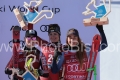 ALPINE SKIING - FIS WC 2023-2024Women's World Cup DHCortina D'Ampezzo, Veneto, Italy2024-01-26 - FridayImage shows: GRENIER Valerie (CAN)  - AGER Christina  (AUT)  - GOGGIA Sofia (ITA) 3rd CLASSIFIED