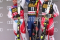 SKIING - FIS SKI WORLD CUP, DH Men.Bormio, Lombardia, Italy2019-12-27 - FridayImage shows Podium: PARIS Dominik (ITA)   - FEUZ Beat (SUI) - MAYER Matthias (AUT)