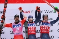 2023 FIS ALPINE SKI WORLD CUP, Men's SLWengen, Swiss, SUI2023-01-15 - SundayImage shows Podium MEILLARD Loic (SUI) -KRISTOFFERSEN Henrik (NOR)  - BRAATHEN Lucas (NOR)