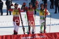 ALPINE SKIING - FIS WC 2023-2024Men's World Cup GS2La Villa, Alta Badia, Italy2023-12-18 - MondayImage shows: SCHWARZ Marco (AUT) SECOND CLASSIFIED - ALPINE SKIING - KRANJEC Zan (SLO) 3th CLASSIFIED - ODERMATT Marco (SUI)  FIRST CLASSIFIED