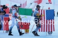 ALPINE SKIING - FIS WC 2023-2024Men's World Cup DHVal Gardena / Groeden, Trentino, Italy2023-12-16 - SaturdayImage shows: PARIS Dominik (ITA) FIRST CLASSIFIED - KILDE Aleksander Aamodt (NOR) SECOND CLASSIFIED