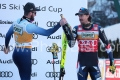 ALPINE SKIING - FIS WC 2023-2024
Men's World Cup DH
Val Gardena / Groeden, Trentino, Italy
2023-12-16 - Saturday
Image shows: PARIS Dominik (ITA) FIRST CLASSIFIED - : BENNETT Bryce (USA) 3rd CLASSIFIED