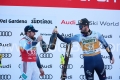 ALPINE SKIING - FIS WC 2023-2024
Men's World Cup DH
Val Gardena / Groeden, Trentino, Italy
2023-12-16 - Saturday
Image shows: PARIS Dominik (ITA) FIRST CLASSIFIED - KILDE Aleksander Aamodt (NOR) SECOND CLASSIFIED