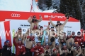 ALPINE SKIING - FIS WC 2023-2024Men's World Cup SGVal Gardena / Groeden, Trentino, Italy2023-12-15 - FridayImage shows: KRIECHMAYR Vincent (AUT) FIRST CLASSIFIED- HEMETSBERGER Daniel (AUT) SECOND CLASSIFIED