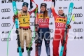 ALPINE SKIING - FIS WC 2023-2024
Women's World Cup SG
Image shows: GOGGIA Sofia (ITA) - FIRST CLASSIFIED
HUETTER Cornelia  (AUT) - SECOND CLASSIFIED
GUT-BEHRAMI Lara (SUI) - 3rd CLASSIFIED